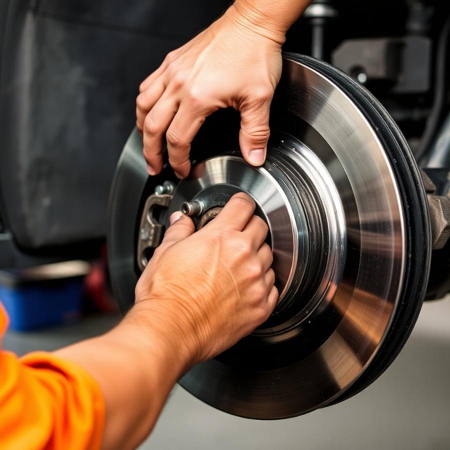 Brake pad and rotor replacement