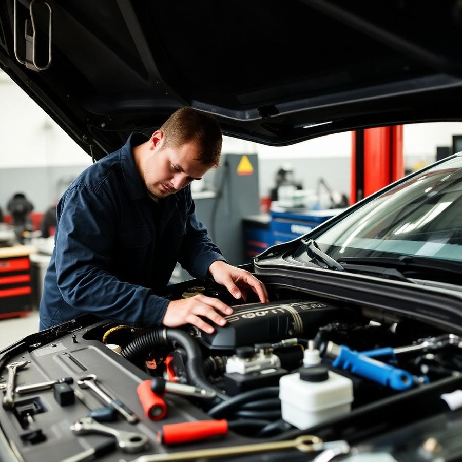 Under-the-hood repair work